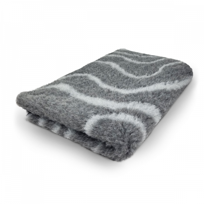 Vet Bed - Anthrazit - Graue Wellen