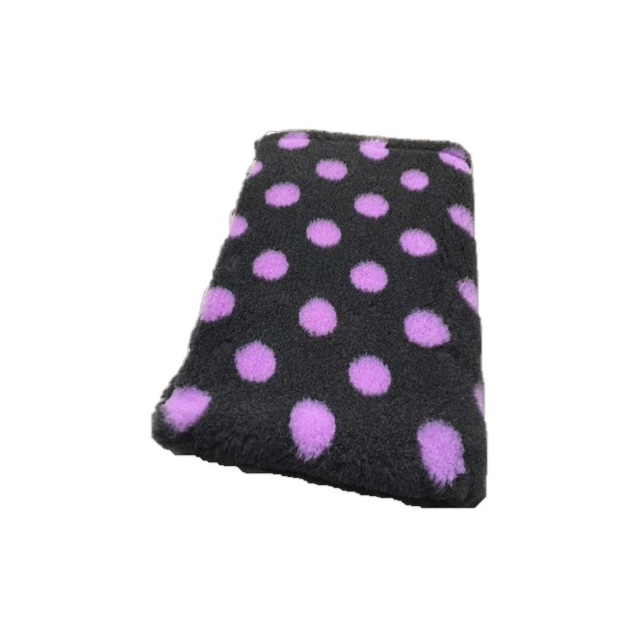 Vet Bed - Anthrazit - Lila Punkte