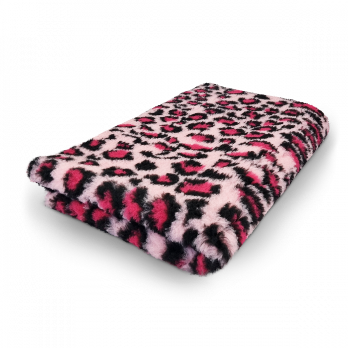 Vet Bed - Fuchsie - Leopard