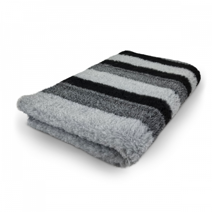 Vet Bed - Grau - Streifen