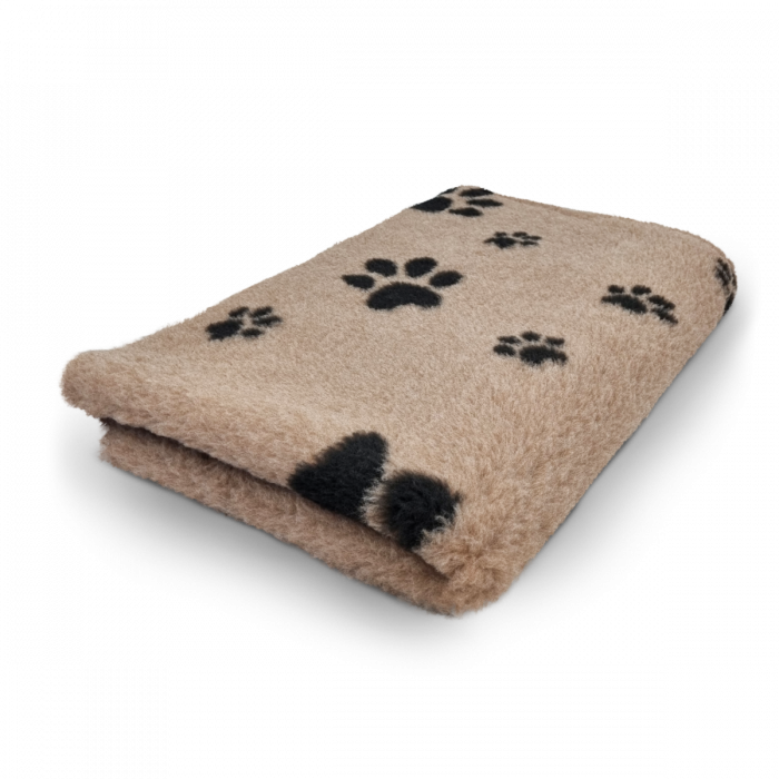 Vet Bed - Hellbraun - Schwarze Pfoten