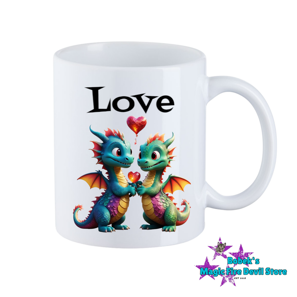Tasse - Drachen - Love