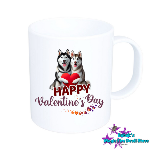 Tasse - Husky - Happy Valentine´s Day