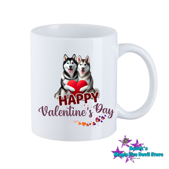 Tasse - Husky - Happy Valentine´s Day